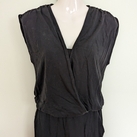 𝅺splendid slub French terry jumpsuit black xs - Picture 3 of 7